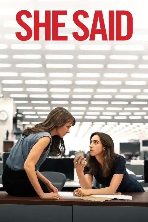 Movie poster "She Said"