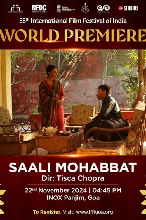 Movie poster "Saali Mohabbat"