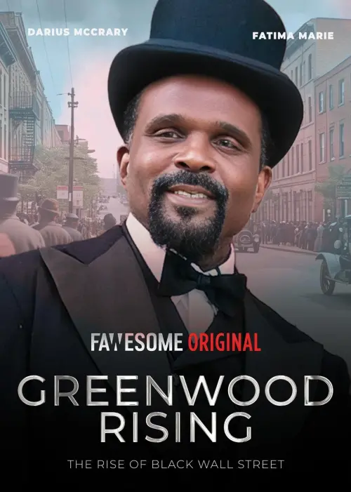 Movie poster "Greenwood Rising: The Rise of Black Wall Street"