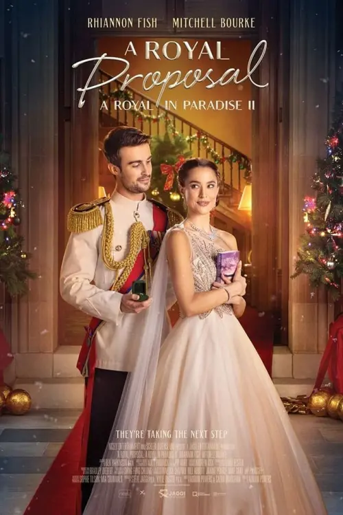 Movie poster "A Christmas Castle Proposal: A Royal in Paradise II"