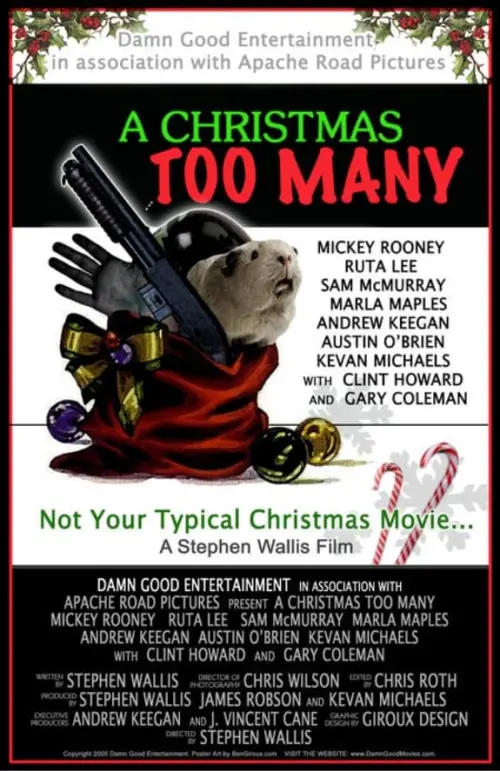 Movie poster "A Christmas Too Many"