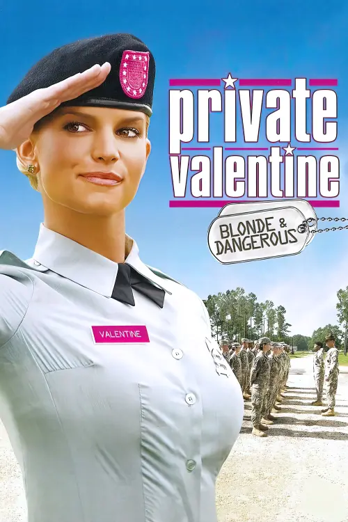 Movie poster "Private Valentine: Blonde & Dangerous"