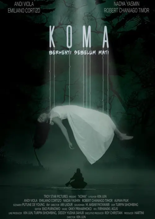 Movie poster "Koma: Berhenti Sebelum Mati"