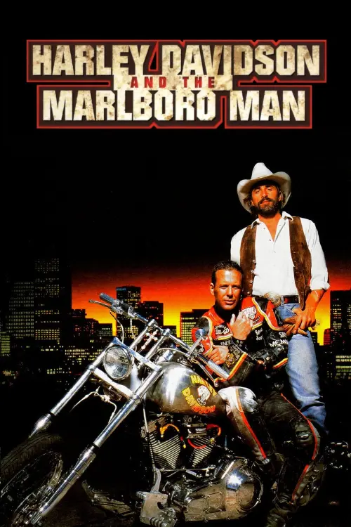 Movie poster "Harley Davidson and the Marlboro Man"