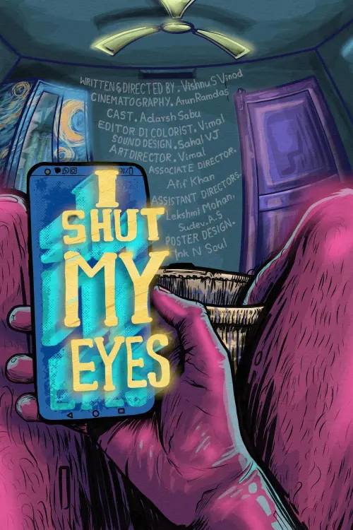 Movie poster "I shut my eyes"