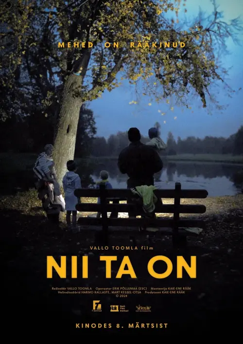 Movie poster "Nii ta on"