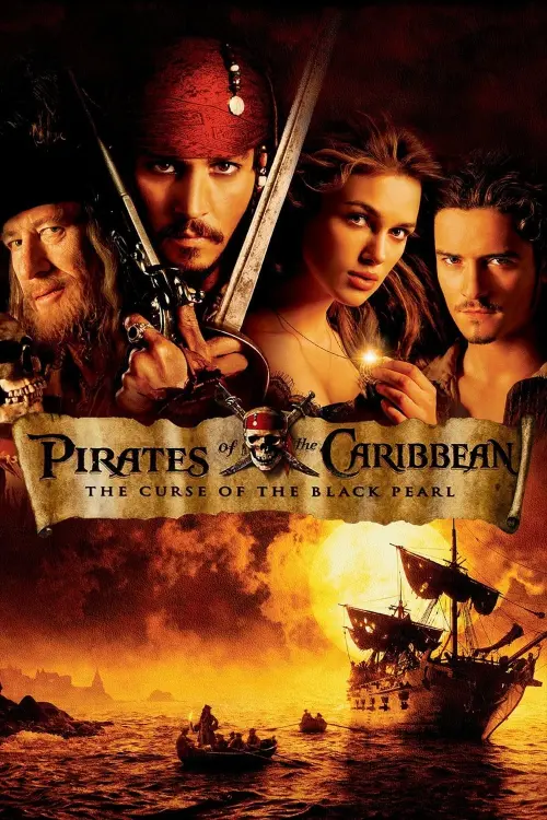 Movie poster "Pirates of the Caribbean: The Curse of the Black Pearl"