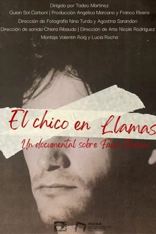 Movie poster "El chico en llamas"