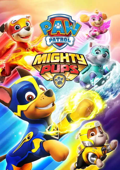 Movie poster "PAW Patrol: Mighty Pups"