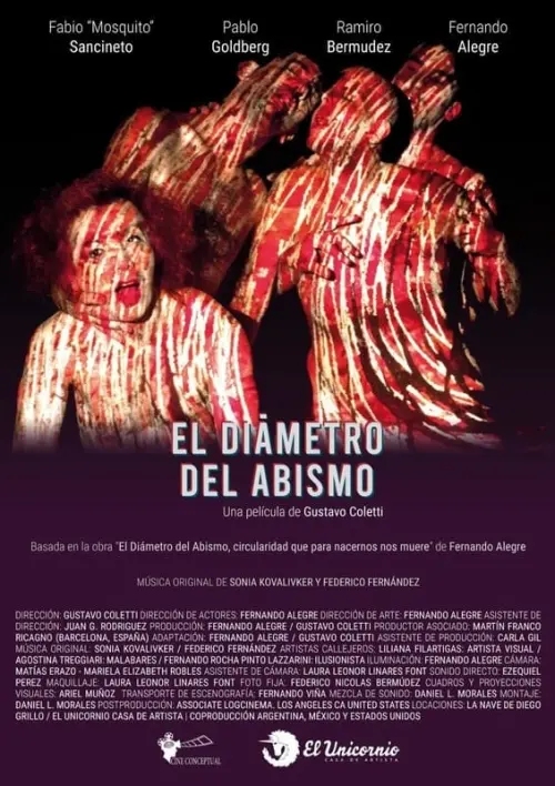 Movie poster "El diámetro del abismo"