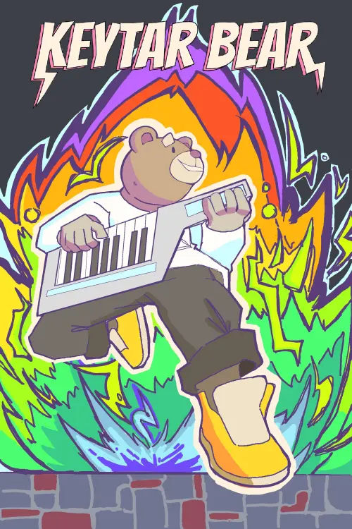 Movie poster "Keytar Bear"