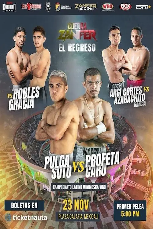 Movie poster "Elwin Soto vs. Moises Caro"