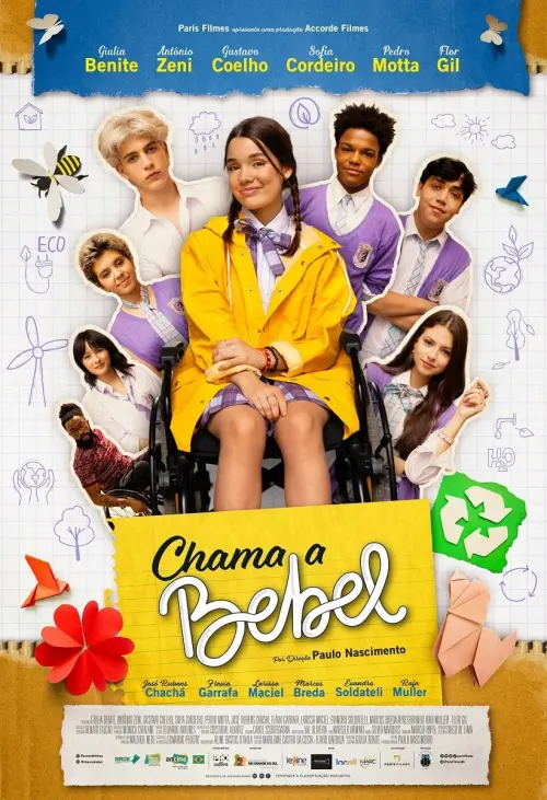 Movie poster "Chama a Bebel"