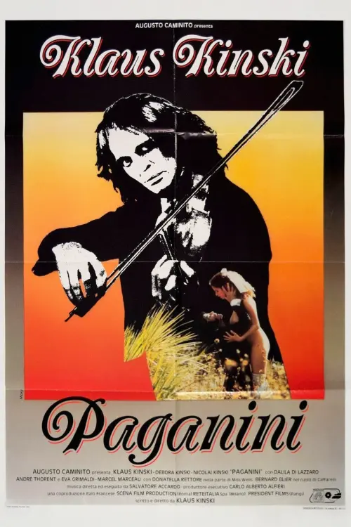 Movie poster "Paganini"