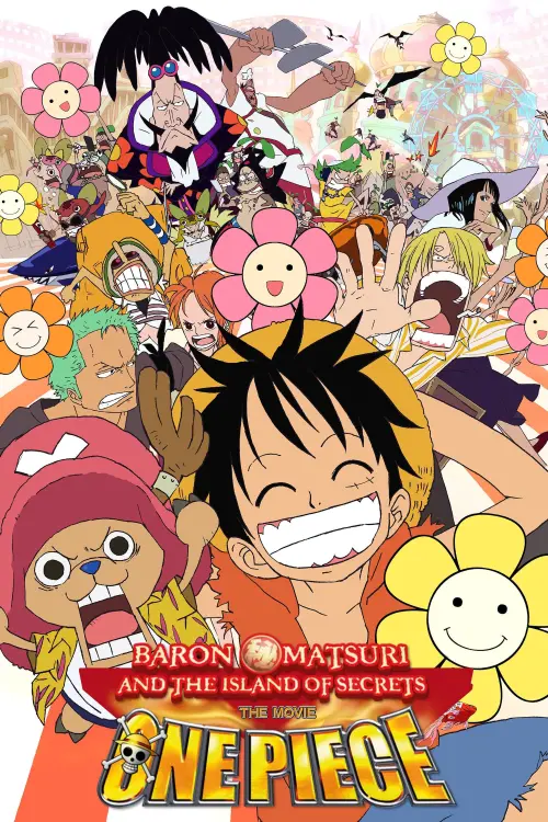 Movie poster "One Piece: Baron Omatsuri and the Secret Island"