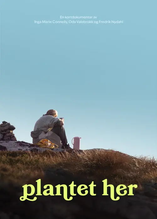 Movie poster "Plantet her"