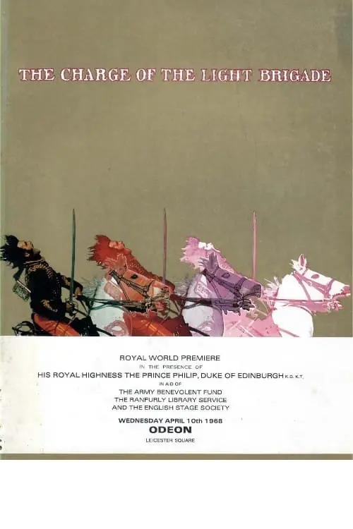 Movie poster "The Charge of the Light Brigade"