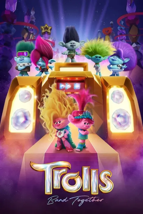 Movie poster "Trolls Band Together"