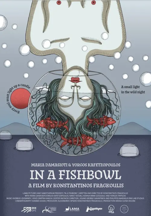 Movie poster "In a Fishbowl"