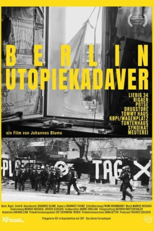 Movie poster "Berlin Utopiekadaver"