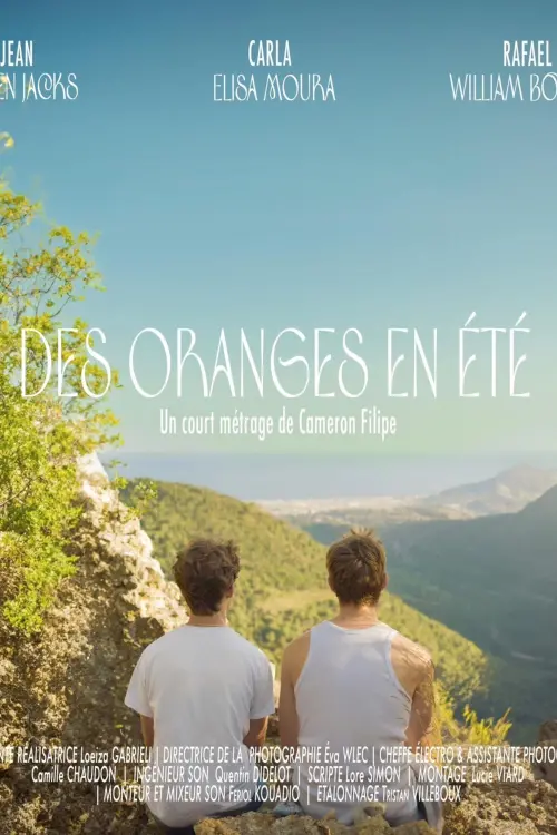 Movie poster "Des Oranges en Été"