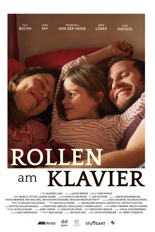 Movie poster "Rollen am Klavier"