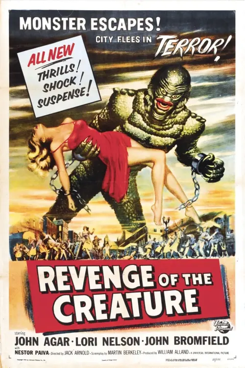 Movie poster "Revenge of the Creature"