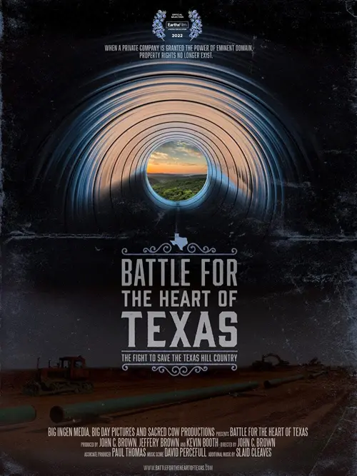 Movie poster "Battle for the Heart of Texas"