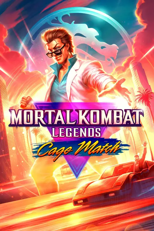 Movie poster "Mortal Kombat Legends: Cage Match"