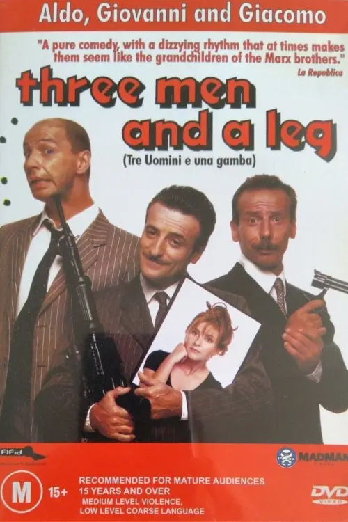 Movie poster "Three Men and a Leg"