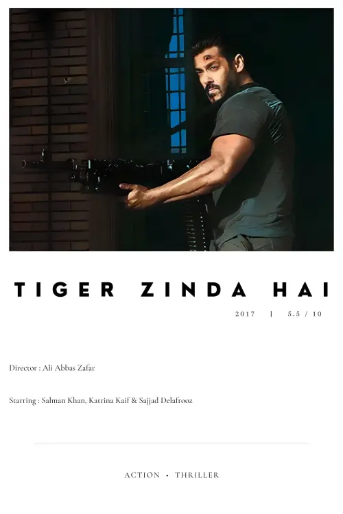 Movie poster "Tiger Zinda Hai"