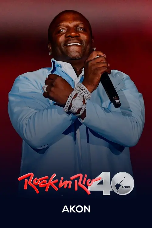 Movie poster "Akon: Rock in Rio 2024"