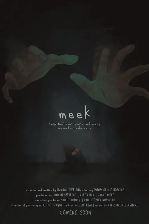 Movie poster "Meek"