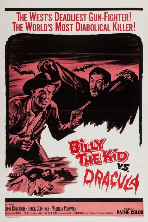 Movie poster "Billy the Kid Versus Dracula"