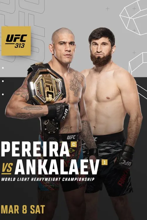 Movie poster "UFC 313: Pereira vs. Ankalaev"