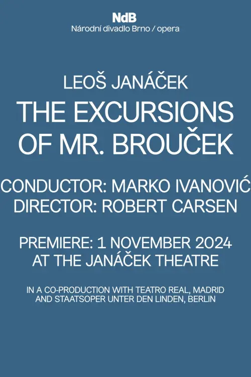 Movie poster "The Excursions of Mr. Brouček"