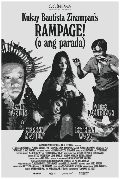 Movie poster "RAMPAGE! (or the parade)"