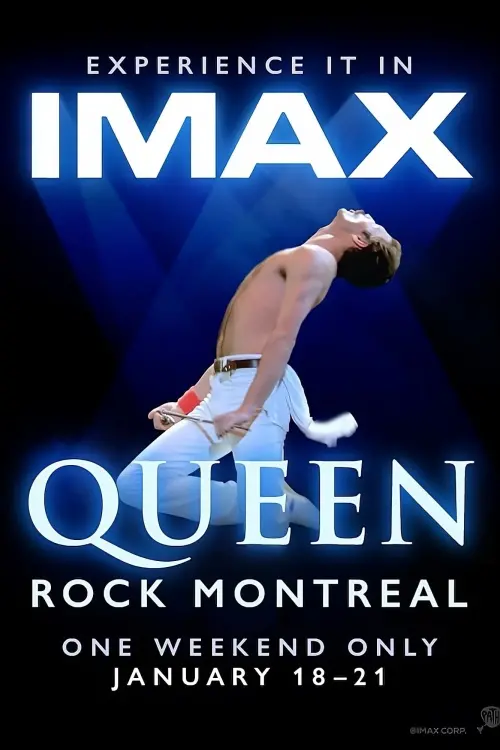 Movie poster "Queen Rock Montreal"