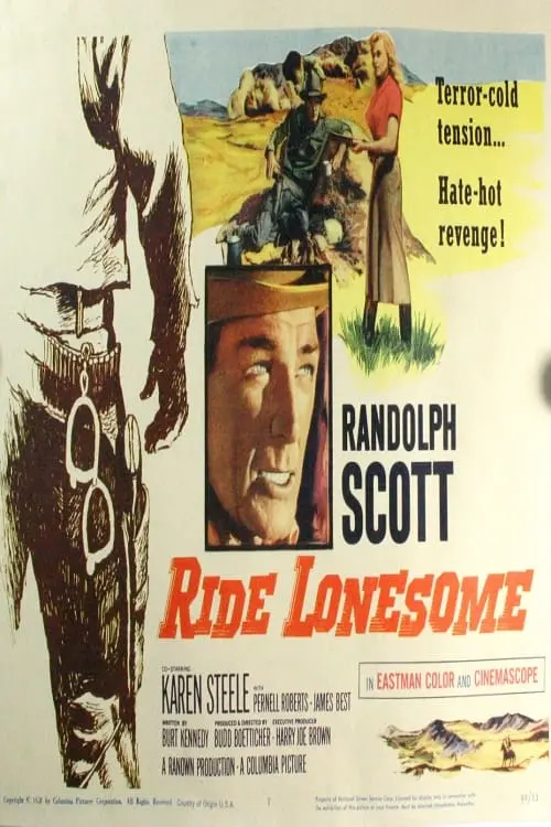 Movie poster "Ride Lonesome"