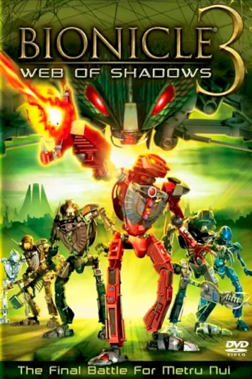 Movie poster "Bionicle 3: Web of Shadows"