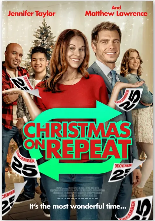 Movie poster "Christmas on Repeat"