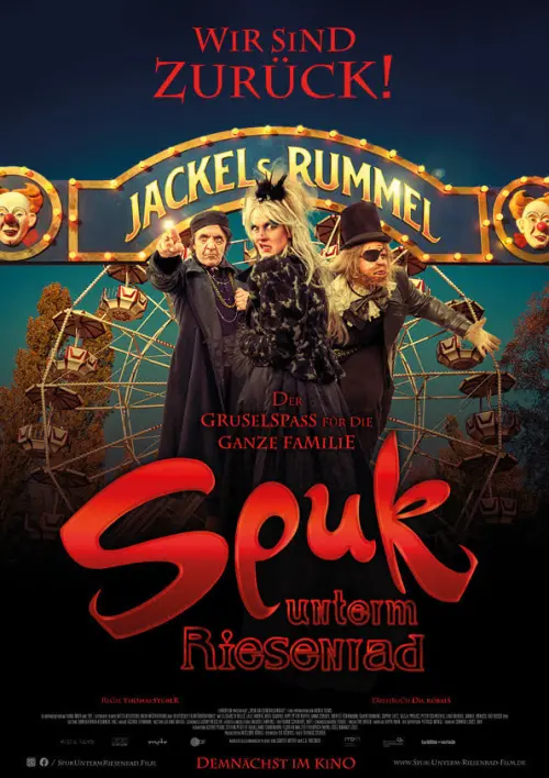 Movie poster "Spuk unterm Riesenrad"