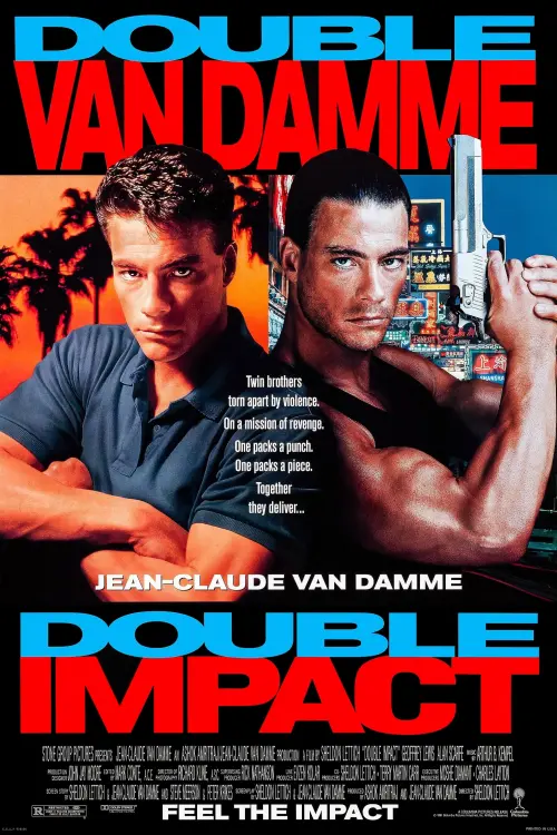 Movie poster "Double Impact"