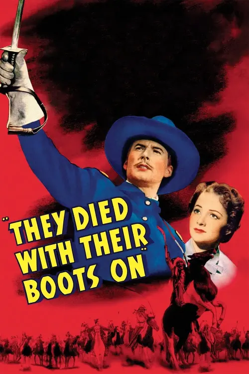 Movie poster "They Died with Their Boots On"