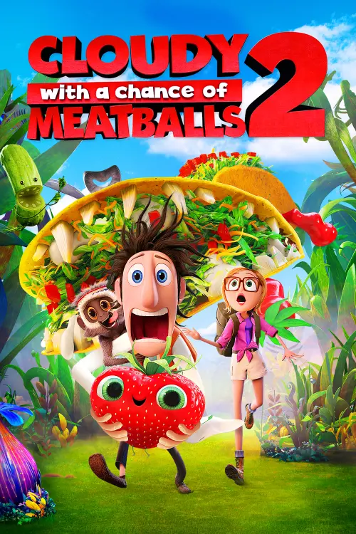 Movie poster "Cloudy with a Chance of Meatballs 2"