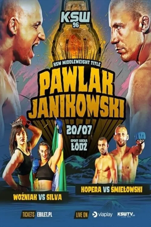 Movie poster "KSW 96: Pawlak vs. Janikowski"