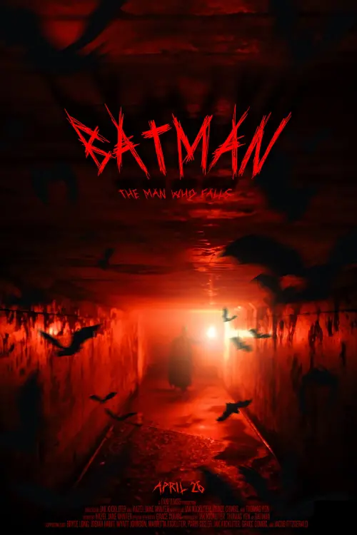 Movie poster "Batman The Man Who Falls"