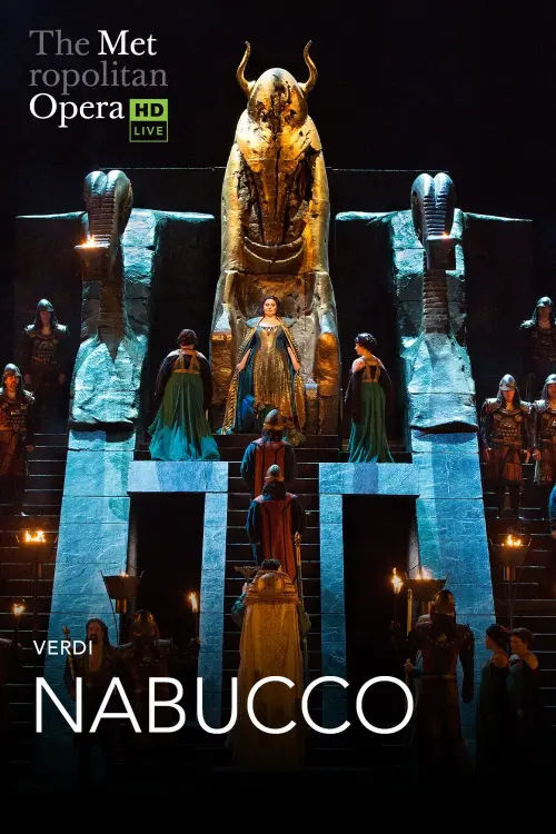 Movie poster "The Metropolitan Opera: Nabucco"