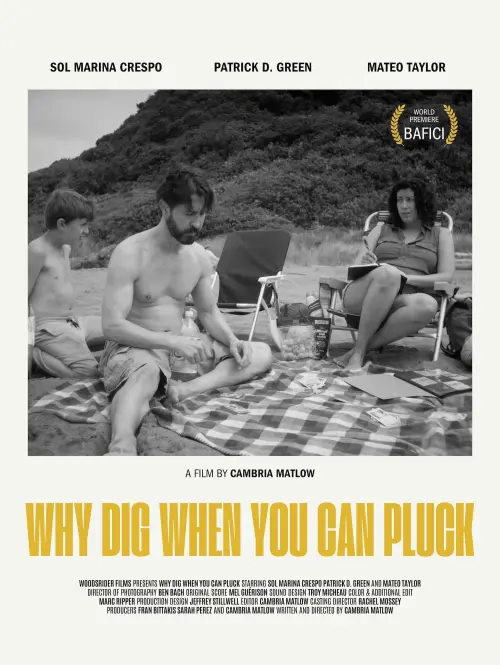 Movie poster "Why Dig When You Can Pluck"