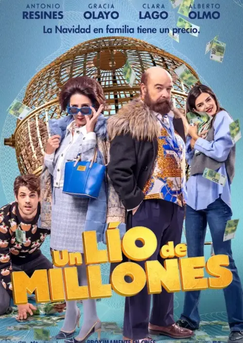 Movie poster "Un lío de millones"